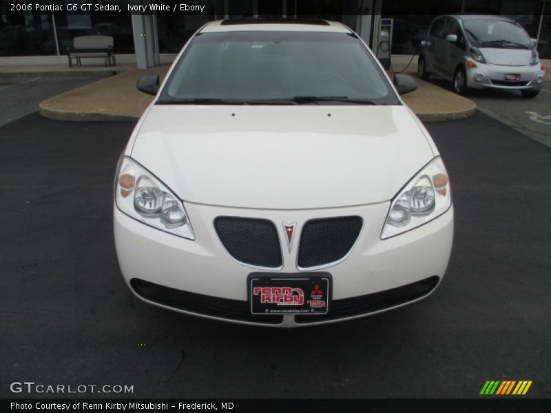 Ivory White / Ebony 2006 Pontiac G6 GT Sedan