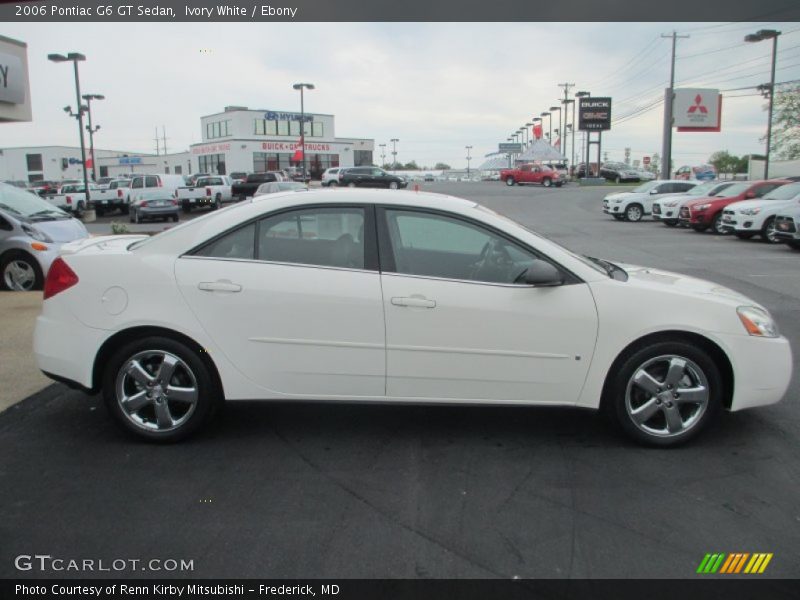 Ivory White / Ebony 2006 Pontiac G6 GT Sedan