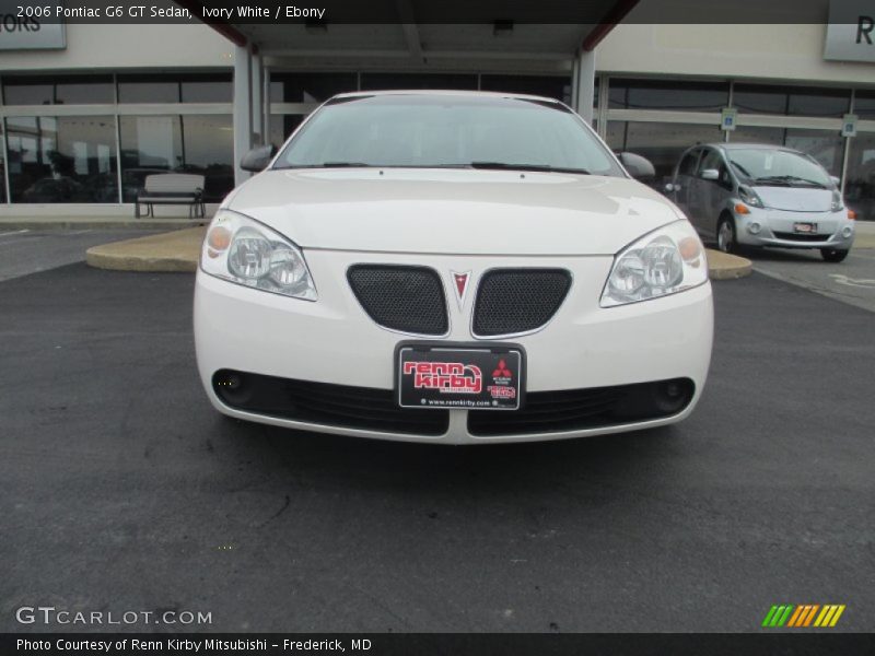 Ivory White / Ebony 2006 Pontiac G6 GT Sedan