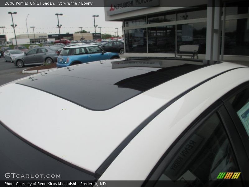 Ivory White / Ebony 2006 Pontiac G6 GT Sedan