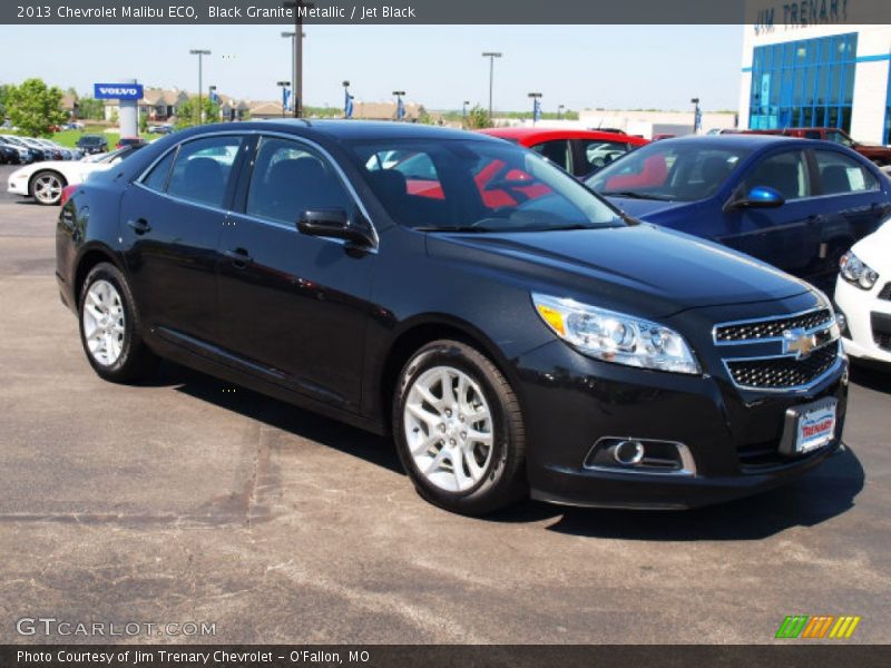 Black Granite Metallic / Jet Black 2013 Chevrolet Malibu ECO