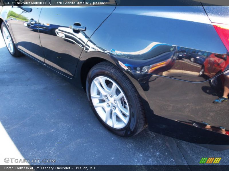 Black Granite Metallic / Jet Black 2013 Chevrolet Malibu ECO