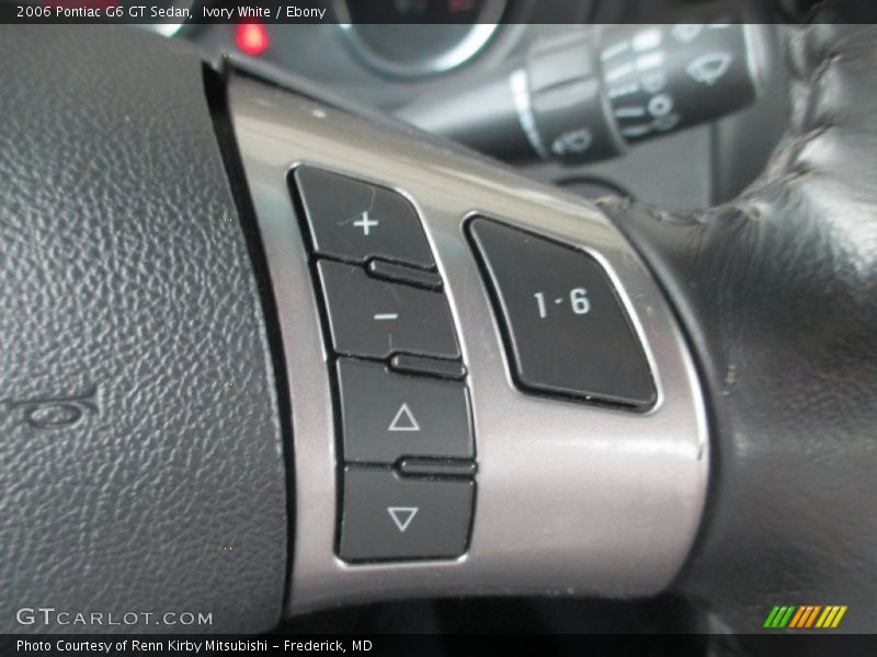 Ivory White / Ebony 2006 Pontiac G6 GT Sedan