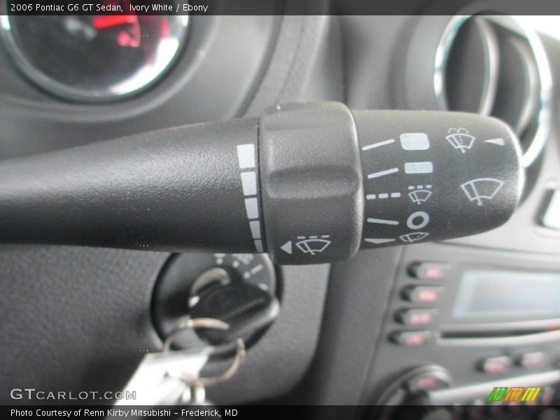 Ivory White / Ebony 2006 Pontiac G6 GT Sedan