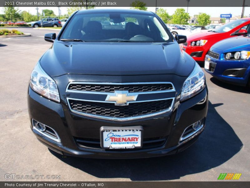 Black Granite Metallic / Jet Black 2013 Chevrolet Malibu ECO