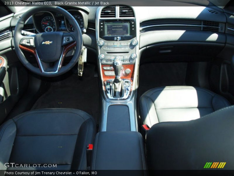 Black Granite Metallic / Jet Black 2013 Chevrolet Malibu ECO