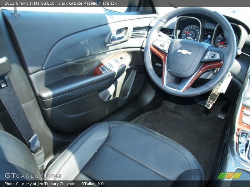 Black Granite Metallic / Jet Black 2013 Chevrolet Malibu ECO