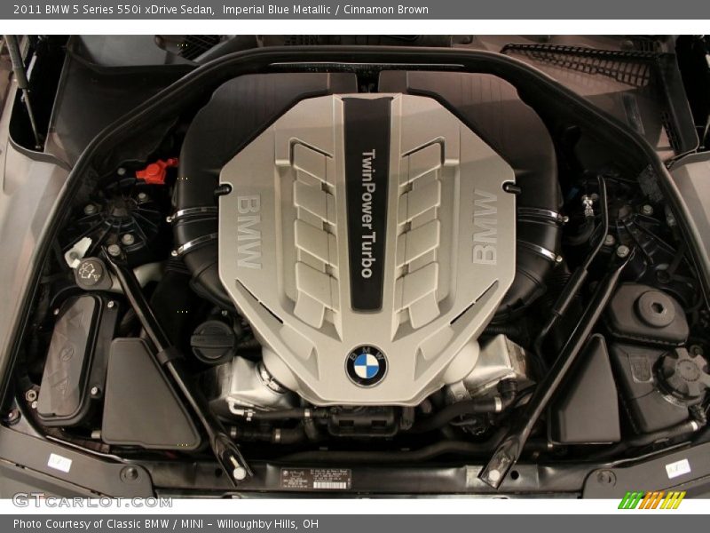  2011 5 Series 550i xDrive Sedan Engine - 4.4 Liter TwinPower Turbocharged DFI DOHC 32-Valve VVT V8