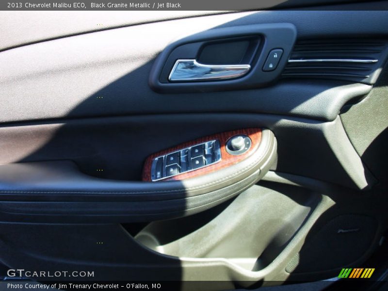Black Granite Metallic / Jet Black 2013 Chevrolet Malibu ECO