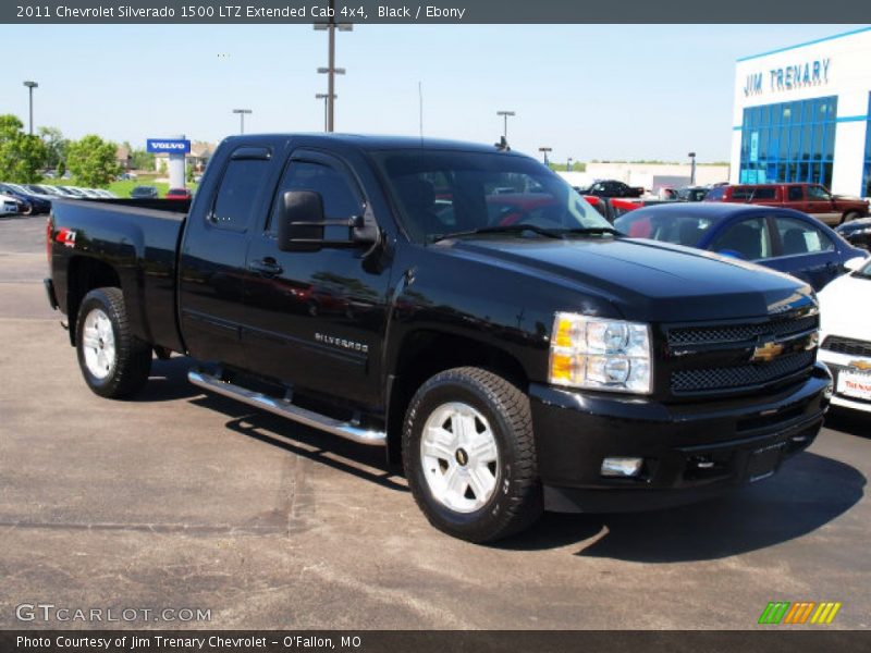 Black / Ebony 2011 Chevrolet Silverado 1500 LTZ Extended Cab 4x4