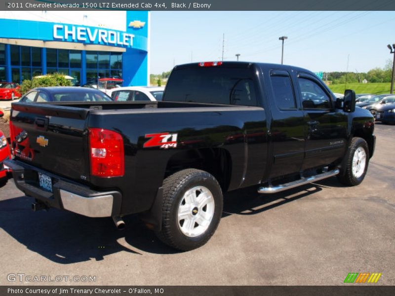 Black / Ebony 2011 Chevrolet Silverado 1500 LTZ Extended Cab 4x4
