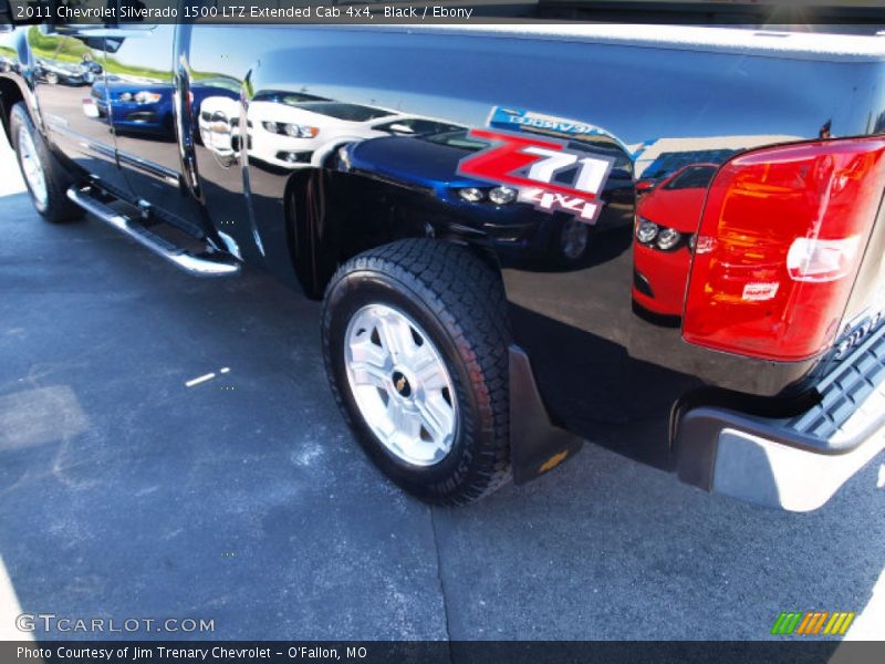 Black / Ebony 2011 Chevrolet Silverado 1500 LTZ Extended Cab 4x4