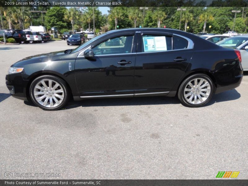 Tuxedo Black Metallic / Charcoal Black 2009 Lincoln MKS Sedan