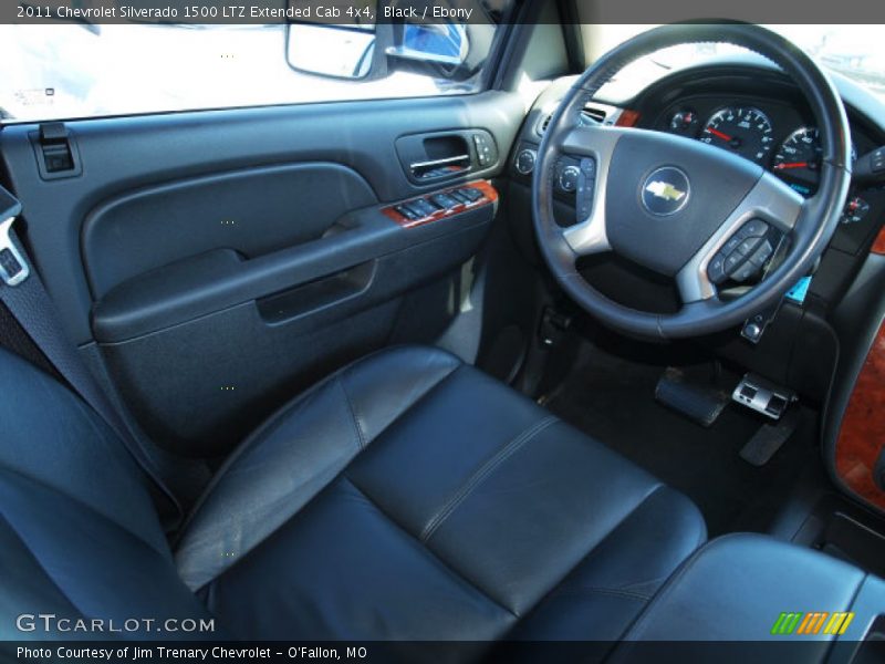 Black / Ebony 2011 Chevrolet Silverado 1500 LTZ Extended Cab 4x4