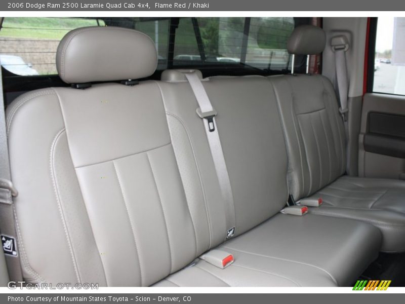 Flame Red / Khaki 2006 Dodge Ram 2500 Laramie Quad Cab 4x4
