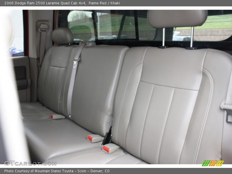 Flame Red / Khaki 2006 Dodge Ram 2500 Laramie Quad Cab 4x4