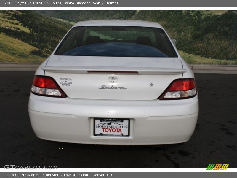 White Diamond Pearl / Charcoal 2001 Toyota Solara SE V6 Coupe