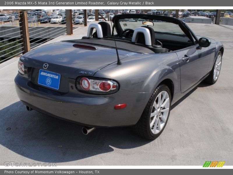 Galaxy Gray Metallic / Black 2006 Mazda MX-5 Miata 3rd Generation Limited Roadster