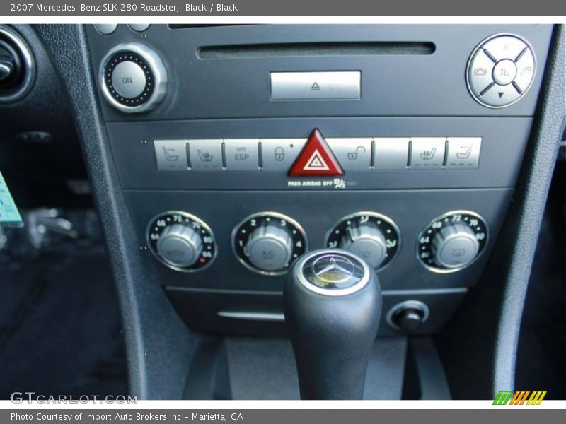 Black / Black 2007 Mercedes-Benz SLK 280 Roadster