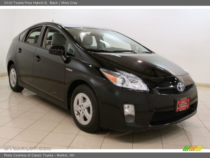 Black / Misty Gray 2010 Toyota Prius Hybrid III