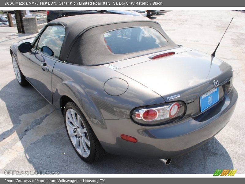 Galaxy Gray Metallic / Black 2006 Mazda MX-5 Miata 3rd Generation Limited Roadster