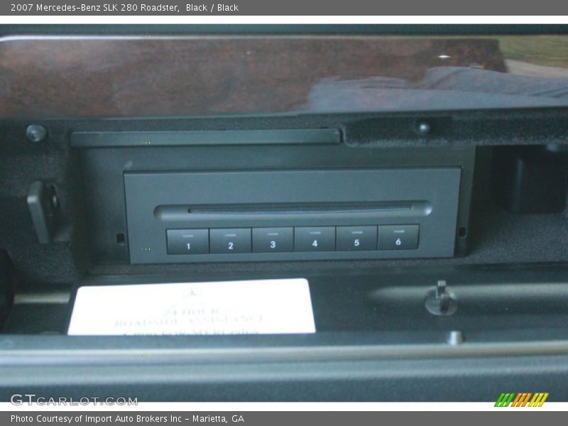 Black / Black 2007 Mercedes-Benz SLK 280 Roadster