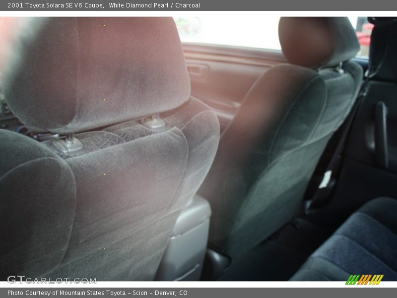 White Diamond Pearl / Charcoal 2001 Toyota Solara SE V6 Coupe