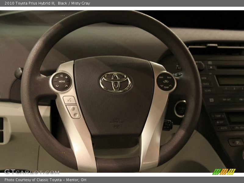 Black / Misty Gray 2010 Toyota Prius Hybrid III