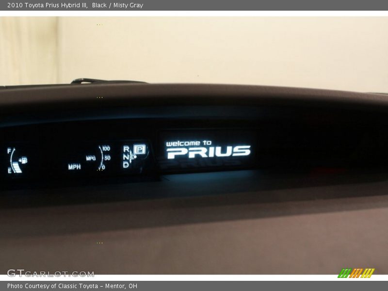 Black / Misty Gray 2010 Toyota Prius Hybrid III