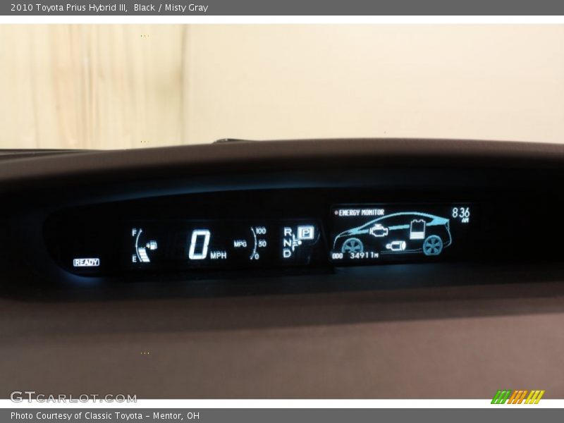 Black / Misty Gray 2010 Toyota Prius Hybrid III