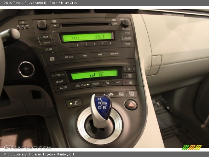 Black / Misty Gray 2010 Toyota Prius Hybrid III