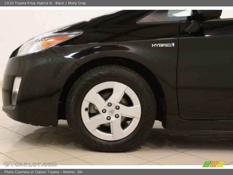 Black / Misty Gray 2010 Toyota Prius Hybrid III