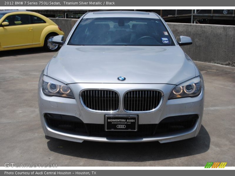Titanium Silver Metallic / Black 2012 BMW 7 Series 750Li Sedan