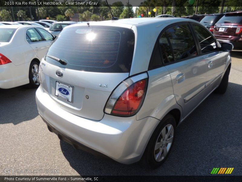Clear Silver / Gray 2010 Kia Rio Rio5 LX Hatchback