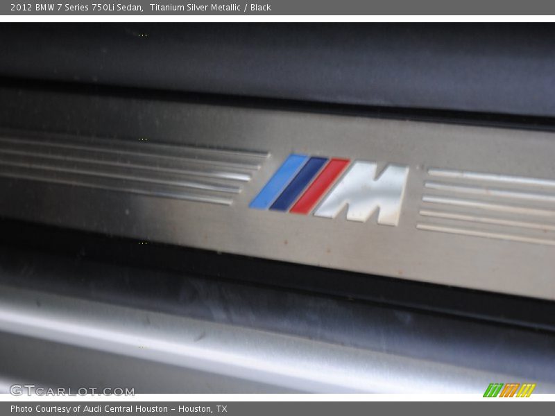 Titanium Silver Metallic / Black 2012 BMW 7 Series 750Li Sedan