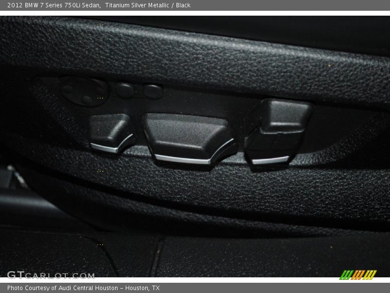 Titanium Silver Metallic / Black 2012 BMW 7 Series 750Li Sedan