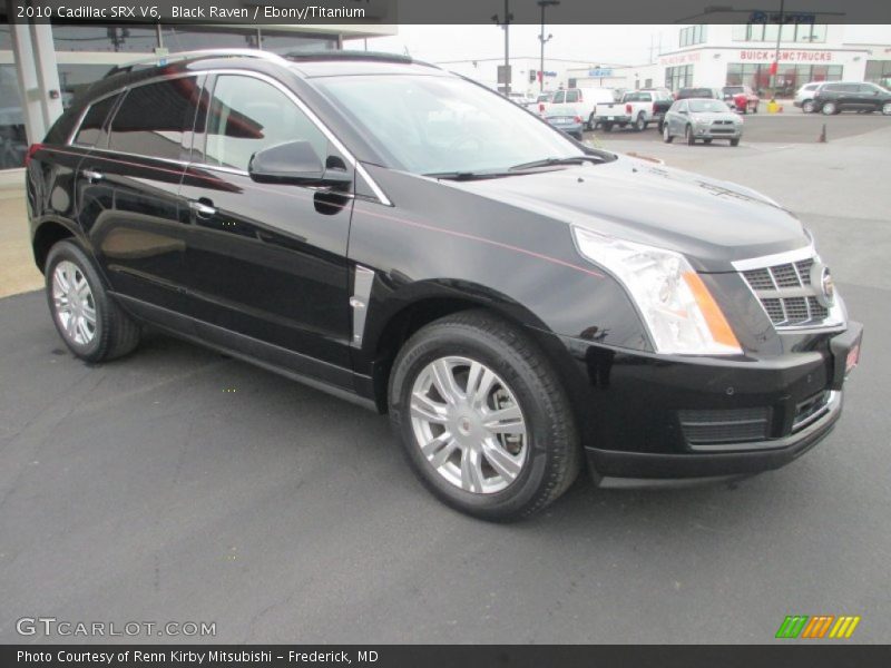 Black Raven / Ebony/Titanium 2010 Cadillac SRX V6