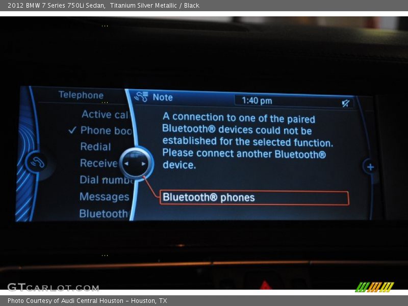 Titanium Silver Metallic / Black 2012 BMW 7 Series 750Li Sedan