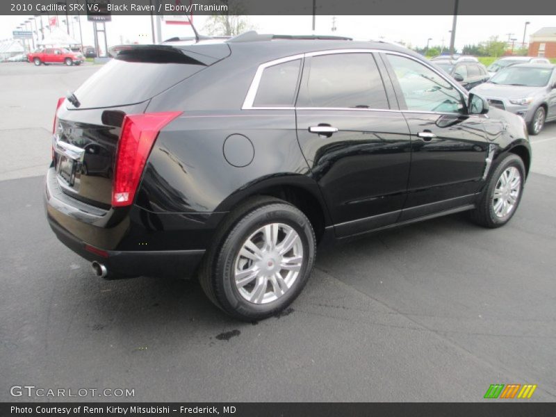 Black Raven / Ebony/Titanium 2010 Cadillac SRX V6