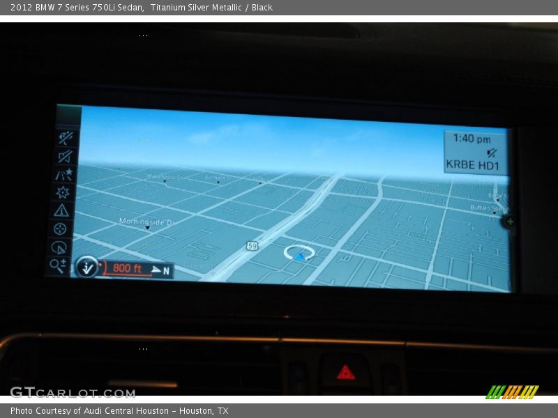 Titanium Silver Metallic / Black 2012 BMW 7 Series 750Li Sedan