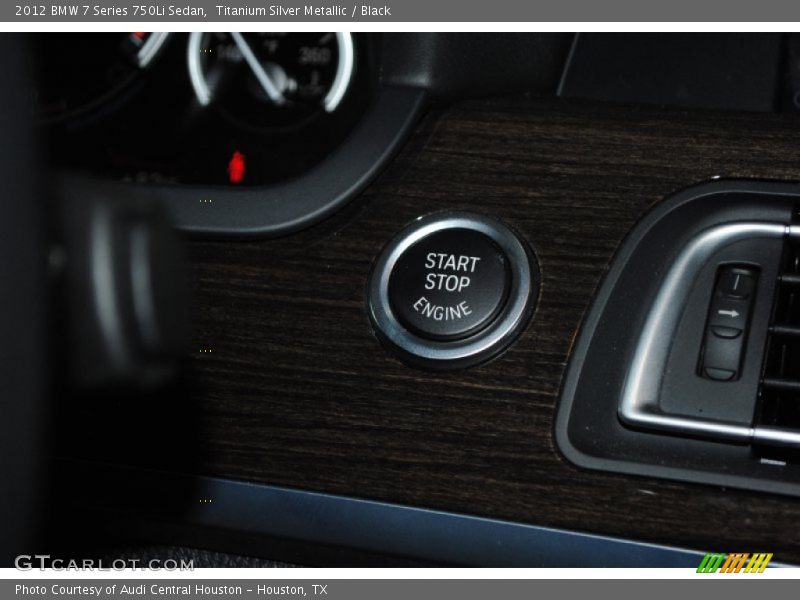 Titanium Silver Metallic / Black 2012 BMW 7 Series 750Li Sedan