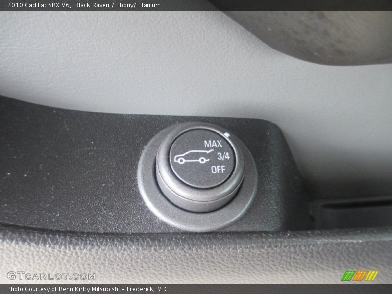 Black Raven / Ebony/Titanium 2010 Cadillac SRX V6