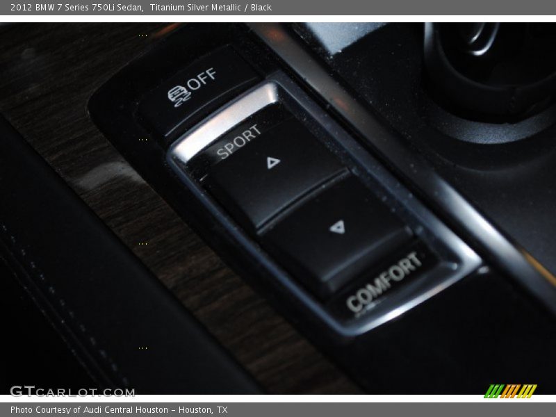 Titanium Silver Metallic / Black 2012 BMW 7 Series 750Li Sedan