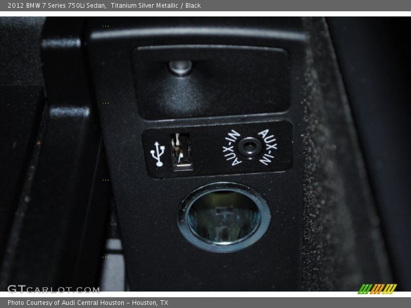 Titanium Silver Metallic / Black 2012 BMW 7 Series 750Li Sedan