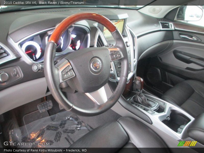 Black Raven / Ebony/Titanium 2010 Cadillac SRX V6