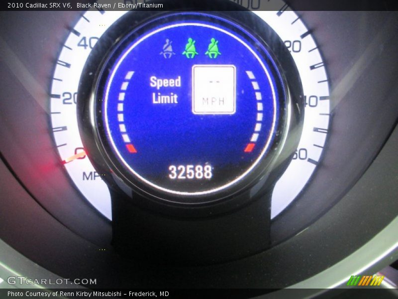 Black Raven / Ebony/Titanium 2010 Cadillac SRX V6