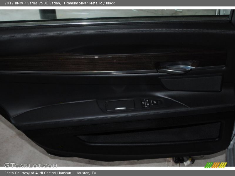 Titanium Silver Metallic / Black 2012 BMW 7 Series 750Li Sedan