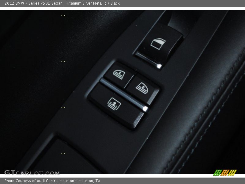 Titanium Silver Metallic / Black 2012 BMW 7 Series 750Li Sedan