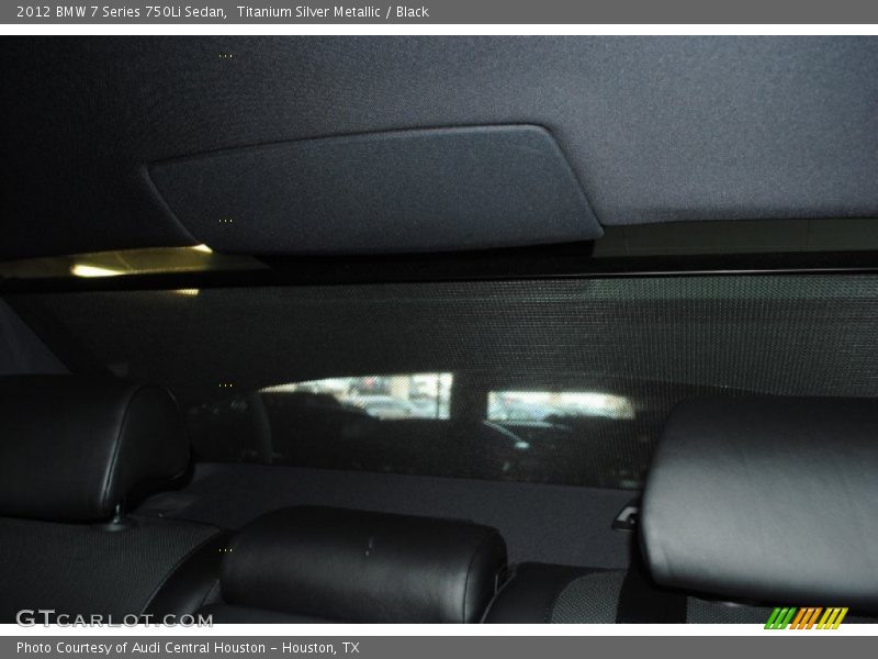 Titanium Silver Metallic / Black 2012 BMW 7 Series 750Li Sedan