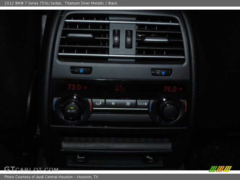 Titanium Silver Metallic / Black 2012 BMW 7 Series 750Li Sedan